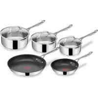 Tefal Jamie Oliver E304S544, Gemischtes Set, Edelstahl, Edelstahl, Silber, Edelstahl, Glas