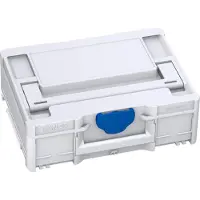 Tanos Werkzeugkoffer Systainer3 M 137, lichtgrau, leer, Kunststoff Klappkoffer