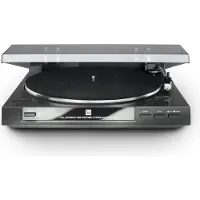 Dual DT 210 USB, Audio-Plattenspieler mit Riemenantrieb, Schwarz, 33,45 RPM, AC, 3 W, 230 V