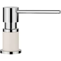BLANCO LATO Spülmittelspender SILGRANIT-Look zweifarbig softweiß/chrom