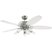 WESTINGHOUSE Deckenventilator mit Licht Arius, Fernbedienung Arius, schwarz, für Wohn- / Esszimmer, Metall, Modern