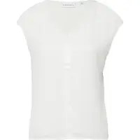 Comma T-Shirt Blusenshirt mit Satinkante