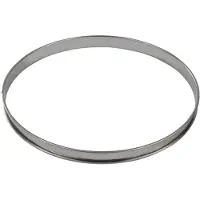 Gobel - Tortenring - Edelstahl - gerollter Rand - Stärke 4/10 - Ø 320 mm H 20 mm - 824994