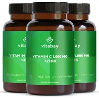 Vitabay Vitamin C 1000 mg + Zink 600 St Tabletten