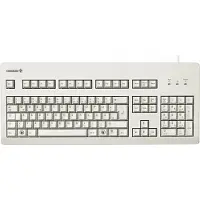 Cherry G80-3000 - Tastatur - PS/2, USB - USA - Hellgrau