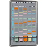 Eichner Stecktafel T-Card System inkl. Zubehör, 605 x 652 mm