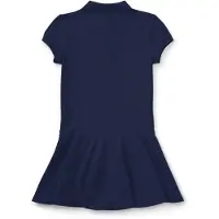 Ralph Lauren für Mädchen. 313624740001 Stretchiges Piqué-Polokleid (XL), Lässig, Baumwolle, Kinderbekleidung