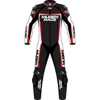 MUGENRACE Ohvale perforierte Kinder 1-Teiler Motorrad Lederkombi