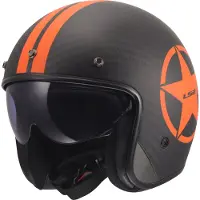 LS2 OF601 Bob II Carbon Star Jethelm