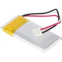 AccuCell Akku passend für Sennheiser Flex 5000 Li-Polymer 3,7V 400mAh, 1,5Wh ca. 35,75x17x5mm