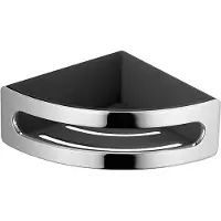 Keuco Elegance Eckschwammkorb 2-teilig 180 mm verchromt/anthrazit - 11657010001
