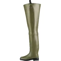 Aigle Gummistiefel Truite Khaki Damen-Schuhgröße 46