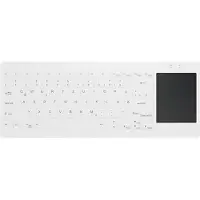 Contour Design Design Active Key QuickClean Medizinische Tastatur IP68 Touchpad Mini Kabelgebunden Weiß DE C4412, Mini, Kabelgebunden, USB, Scherenschalter, QWERTZ, Weiß