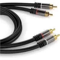 PremiumCord HQ stínÄ›ný kabel 2x CINCH-2x CINCH M/M