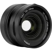 Viltrox WCL-X100VI Weitwinkelkonverter-Objektiv für Fujifilm X100VI, Schwarz