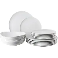 Rosenthal Set 18-tlg. mit Tellern Junto Weiss 10540-800001-28647