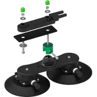TreeFrog Dachboxträger 22 4 x 150 x 330 mm Schwarz - flexibler Dachboxhalter ....
