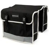 Famanu Fahrradtasche 30 x 36 x 12 cm - Wasserfest - Fluoreszierend - Schwarz