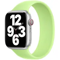 Apple Silikon Solo Loop für das Watch | 44/45/46/49 mm - Größe 3 - Sprout Green