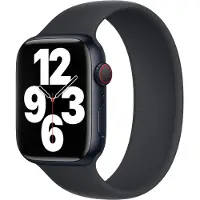 Apple Silikon Solo Loop für Watch | 44/45/46/49 mm - Größe 9 - Midnight