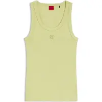 HUGO Tanktop aus Baumwoll-Mix mit Stack-Logo-Stickerei Grösse L