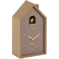 Karlsson - Wecker Modern Cuckoo Oro - Braun - 15x11.5x20cm