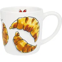Blond Amsterdam Cappuccino-Becher Valentinstag Croissants in Bunt - 500 ml | Gr.: onesize