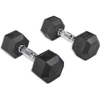 Olive Rubber Hex 7kg Hantel 2 Einheiten