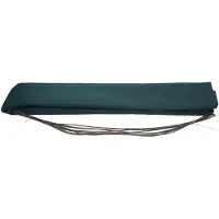 Mendler Ersatz-Bezug für Markise HWC-H27, Vollkassette Ersatzbezug Sonnenschutz 6x3m Polyester blau-grün