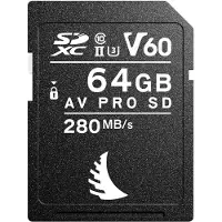 Angelbird Technologies AV PRO SD V60 MK2, 64 GB, SDXC, UHS-II, 280 MB/s, 160 MB/s, V60