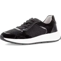Gabor Keilsneaker, Freizeitschuh, Halbschuh, Schnürschuh, Kontrastbesatz an der Ferse