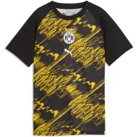 Puma Bvb Borussia Dortmund 25/26 Vor Dem Spiel Junior-kurzarm-t-shirt