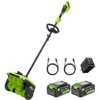 Greenworks POWERALL 48V (24V x 2) Schneefräse – 2x 4Ah Akku