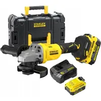 Stanley SFMCG710M1T-QW, 8500 RPM, 12,5 cm, Akku, 4 Ah, 1,84 kg, Bürstenloser Motor