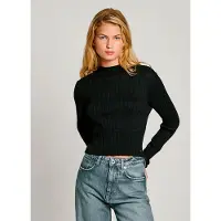 Pepe Jeans für Damen. PL702240 Nicole Pullover schwarz (XS), Lässig, Viskose