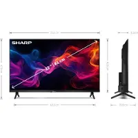 Sharp 32GF2265E 32' HD Google Smart TV schwarz