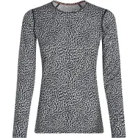 Icebreaker Merino 200 Oasis Crewe Flock Forms Aop Langarm-baselayer