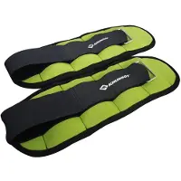 Schildkröt Fitness Körpergewicht Schildkröt GEWICHTSMANSCHETTE, 2x 1,0kg , (grey) im Carrybag, M-2022