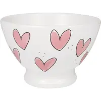 Blond Amsterdam Schale auf Fuß Rosa Herzen in Rosa - 13cm | Gr.: onesize