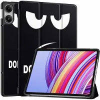 IMoshion Design Trifold Klaphülle für das Xiaomi Redmi Pad Pro / POCO Pad - Don't touch