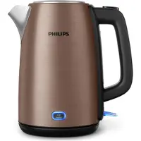 Philips Viva Collection HD9355/92, 1,7 l, 1900 W, Schwarz, Kupfer, Metall, Wasserstandsanzeige, Drahtlos
