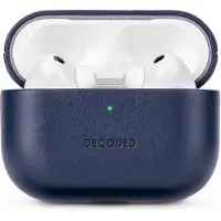 Decoded , AirPods Pro 3 Lederhülle edel Aircase Serie, Blau