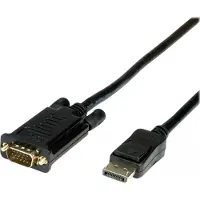 Value Kabel DisplayPort-VGA, DP ST - VGA ST, schwarz, 1,5 m