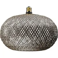 Segula LED Floating Bambus bronze Oval300 E27 5W 2.200 K dim Bronze 5W, dimmbar, bronze / altmessing, Bambus, E27 LED Lampe