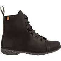 El naturalista für Damen. 2N9091101005_001 Angenehme Lederstiefeletten schwarz (39), Wohnung, Schnürsenkel, Lässig