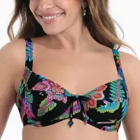 Rosa Faia Beach Gemoldefer Bikini BH Sibel | Grösse: 48D | Farbe: Schwarz/Print