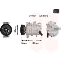 VAN WEZEL Kompressor, Klimaanlage 0301K714