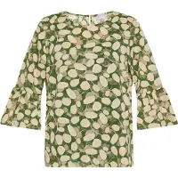 Usha Bluse Damen Grün Mehrfarbig