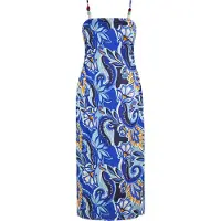 IZIA Kleid Damen Blau Mehrfarbig