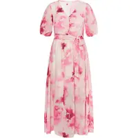 IZIA Kleid Damen Rosa Mehrfarbig